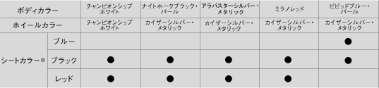 TYPE R �{�f�B�[���V�[�g�J���[ �`���[�g