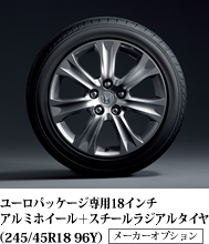 ���[���p�b�P�[�W��p18�C���` �A���~�z�C�[���{�X�`�[�����W�A���^�C���i245/45R18 96Y�j���[�J�[�I�v�V����