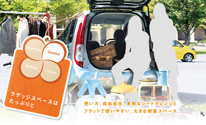 ���Q�b�W�X�y�[�X�� �����Ղ�ƁB�g�����A���R���݁B���ʂȃV�[�g�A�����W�� �t���b�g�Ŏg���₷���A�傫�ȉ׎��X�y�[�X�B