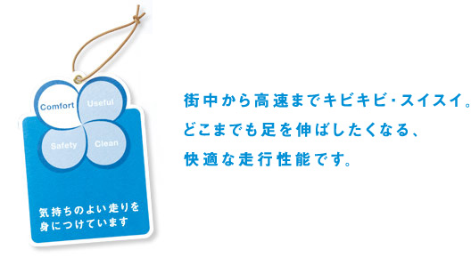 �C�����̂悢�����g�ɂ��Ă��܂��B�X�����獂���܂ŃL�r�L�r�E�X�C�X�C�B �ǂ��܂ł�����L�΂������Ȃ�A���K�ȑ��s���\�ł��B