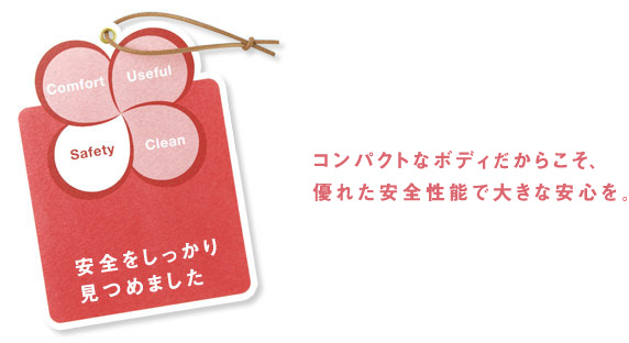 ���S���������茩�߂܂����B�R���p�N�g�ȃ{�f�B�����炱���A�D�ꂽ���S���\�ő傫�Ȉ��S���B