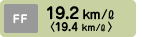 FF 19.2km/L�q19.4km/L�r