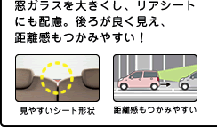 ���K���X ��傫�����A���A�V�[�g �ɂ��z���B��낪�ǂ������A�����������݂₷���I