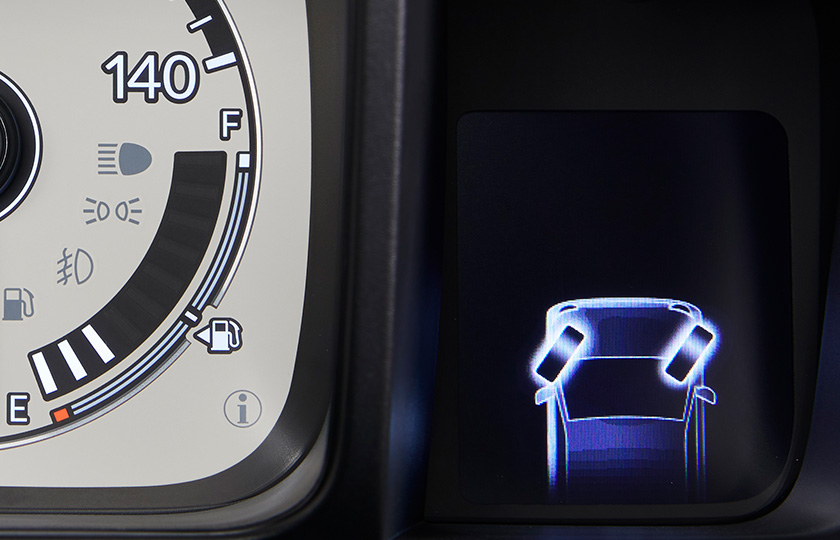 タイヤ角度モニター（タイプ別設定）