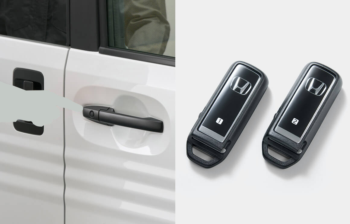 Hondaスマートキーシステム（キー2個付〈運　転席パワードアロック機構付〉）