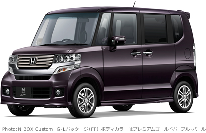 Photo: N BOX Custom G�EL�p�b�P�[�W�iFF�j �{�f�B�J���[�̓v���~�A���S�[���h�p�[�v���E�p�[��