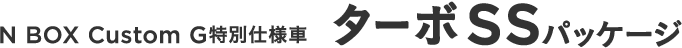 N BOX Custom G���ʎd�l�ԁ@�^�[�{SS�iSuzuka Special�j�p�b�P�[�W