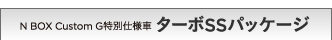 N BOX Custom G���ʎd�l�� �^�[�{SS�p�b�P�[�W
