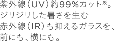 ���O���iUV�j��99���J�b�g��1�B�W���W�����������𐶂ސԊO���iIR�j���}����K���X���A�O�ɂ��A���ɂ��B