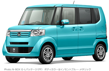 Photo: N-BOX G�EL�p�b�P�[�W�iFF�j �{�f�B�J���[�̓C�m�Z���g�u���[�E���^���b�N