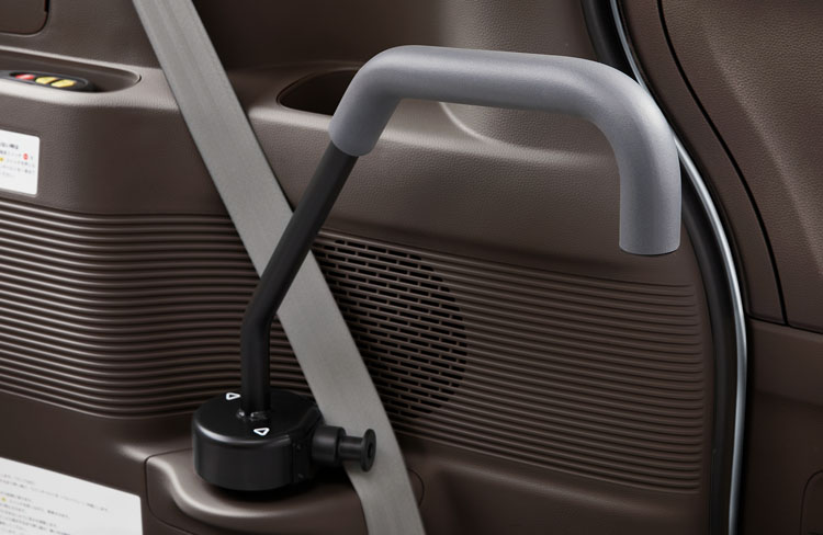 車いす乗員用手すり