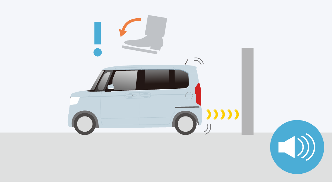 後方誤発進抑制機能