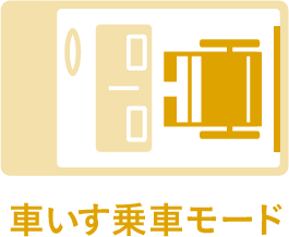 車いす乗車モード