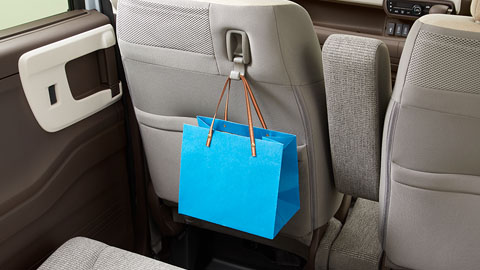 コンビニフック（助手席背面）