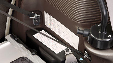 タイダウンフック（4ヵ所）