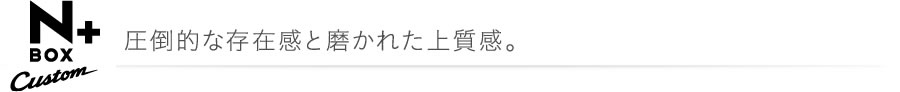 N BOX + Custom ���|�I�ȑ��݊��Ɩ����ꂽ�㎿���B