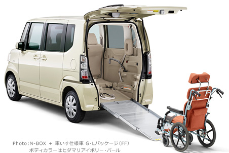 Photo: N-BOX �{ �Ԃ����d�l�� G�EL�p�b�P�[�W�iFF�j �{�f�B�J���[�̓q�_�}���A�C�{���[�E�p�[��