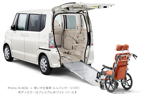 Photo: N-BOX �{ �Ԃ����d�l�� G�EL�p�b�P�[�W�iFF�j �{�f�B�J���[�̓v���~�A���z���C�g�E�p�[���U