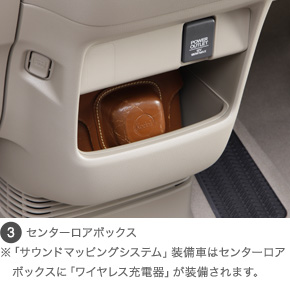 �Z���^�[���A�{�b�N�X���u�T�E���h�}�b�s���O�V�X�e���v�����Ԃ̓Z���^�[���A�@�{�b�N�X�Ɂu���C�����X�[�d��v����������܂��B