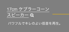 17cm �P�u���[�R�[���X�s�[�J�[ �p���t���ŃL���̂悢�ቹ���Đ��B
