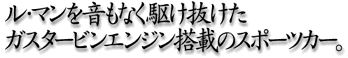 ���E�}���������Ȃ��삯�������K�X�^�[�r���G���W�����ڂ̃X�|�[�c�J�[�B