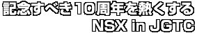 �L�O���ׂ�10���N��M������NSX in JGTC