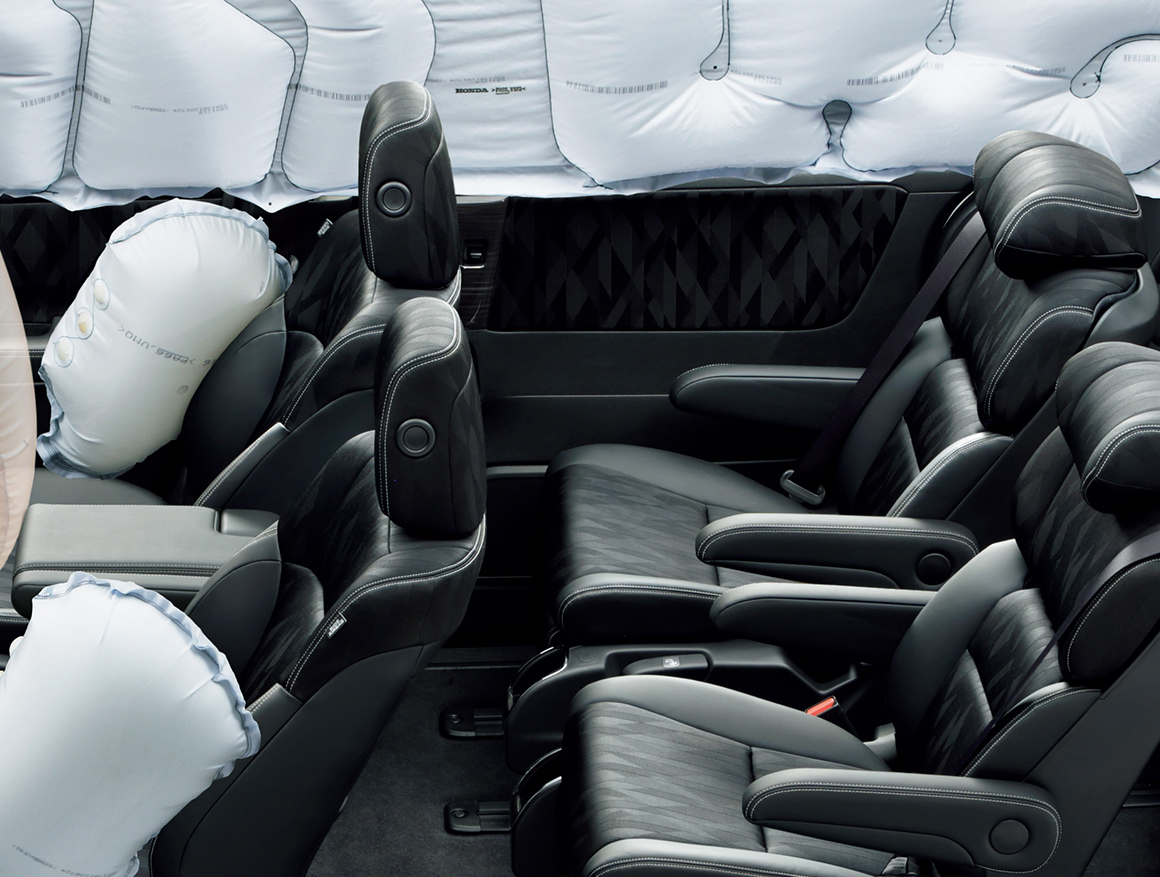 1列目シート用i-サイドエアバッグシステム＋サイドカーテンエアバッグシステム