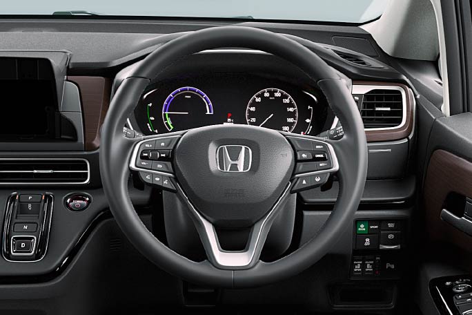 本革巻ステアリングホイール