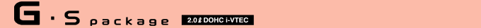 G�ES�p�b�P�[�W 2.0���b�g��DOHC i-VTEC