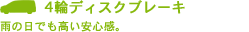 4�փf�B�X�N�u���[�L �J�̓��ł��������S��