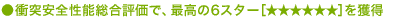 �Փˈ��S���\�����]���ŁA�ō���6�X�^�[���l��