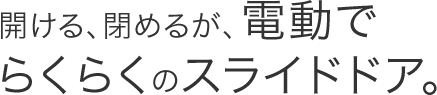 �J����A�߂邪�A�d���ł炭�炭�̃X���C�h�h�A�B