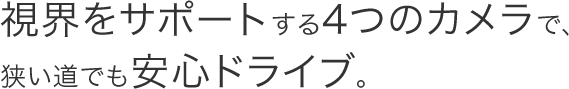 ���E���T�|�[�g����4�̃J�����ŁA�������ł����S�h���C�u�B