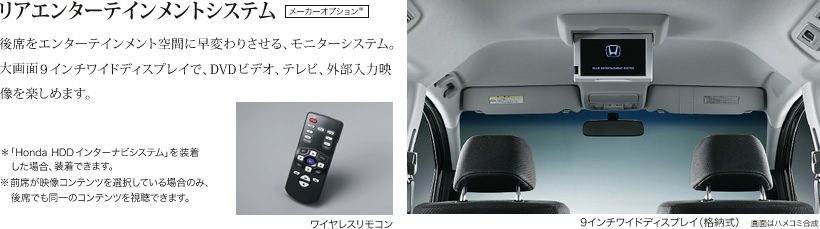 Honda HDD�C���^�[�i�r�V�X�e���@�^�C�v�ʃ��[�J�[�I�v�V�����@�����Z�O�@Bluetooth�iR�j�@�q���A�J�����t�r�i7�C���`���C�h�f�B�X�v���C�ATV�q�����Z�O�r/AM/FM�`���[�i�[�tDVD/CD�v���[���[�AAV���͒[�q�A�Ɩ��t�I�[�f�B�I�����[�g�R���g���[���X�C�b�`�t�j�{6�X�s�[�J�[�{ETC