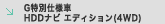 G���ʎd�l�� HDD�i�r �G�f�B�V����(4WD)