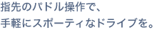 �w��̃p�h������ŁA��y�ɃX�|�[�e�B�ȃh���C�u���B