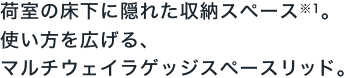 �׎��̏����ɉB�ꂽ���[�X�y�[�X���B �g�����L����A�}���`�E�F�C���Q�b�W�X�y�[�X���b�h�B