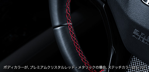 �{�f�B�J���[���A�v���~�A���N���X�^�����b�h�E���^���b�N�̏ꍇ�A�X�e�b�`�J���[�̓��b�h