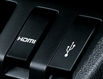 USB�W���b�N�AHDMI&reg;���͒[�q