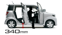 ���A�X�e�b�v�̍�����340mm