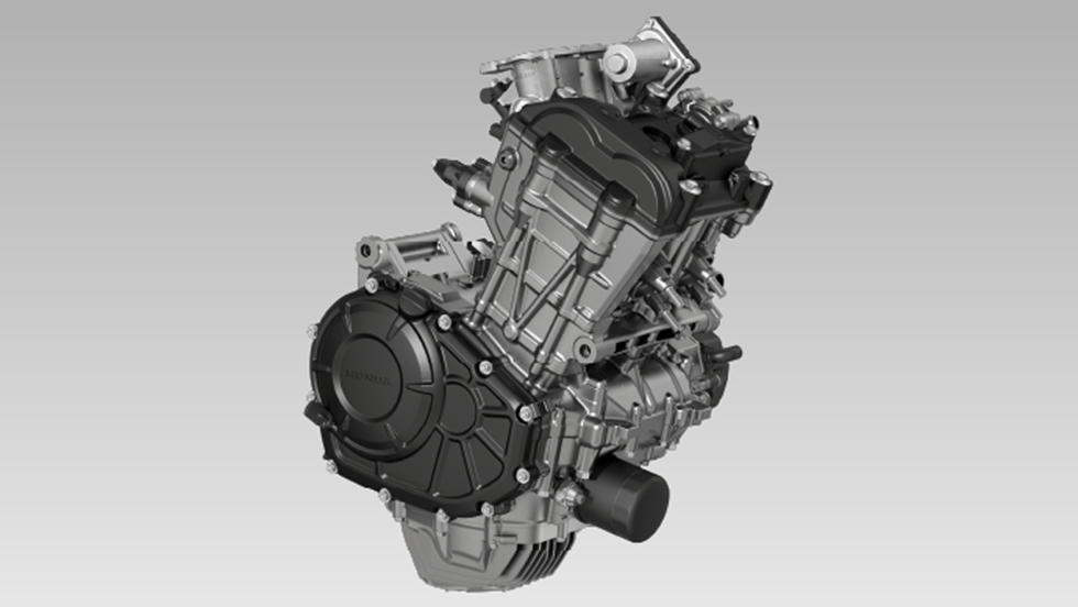 高回転・高出力化を追求したDOHC直列2気筒