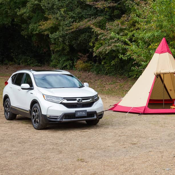 「CR-V（2020年5月終了モデル）」にキャンプ道具をどう積む？上手な積み方を検証