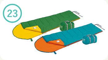 子ども用の寝袋x2