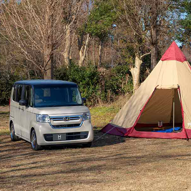 「N-BOX（2021年11月終了モデル）」にキャンプ道具をどう積む？上手な積み方を検証