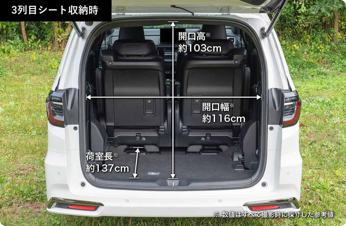 オデッセイの荷室寸法やキャンプ道具の積み方はこちらもチェック！