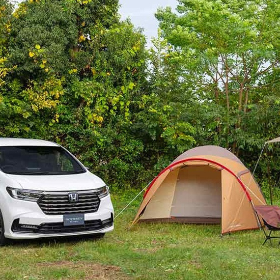 「オデッセイ」にキャンプ道具をどう積む？上手な積み方を検証