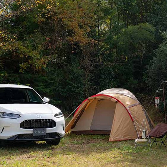 「ZR-V」にキャンプ道具をどう積む？上手な積み方を検証