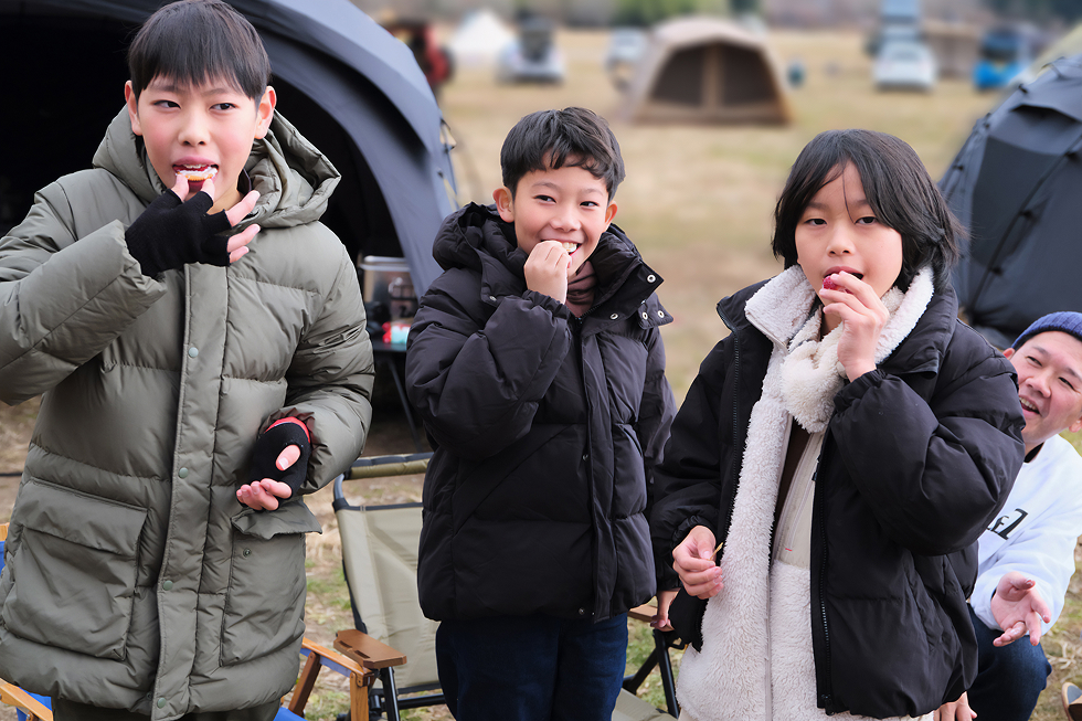 子どもたちにはイチゴが大人気
