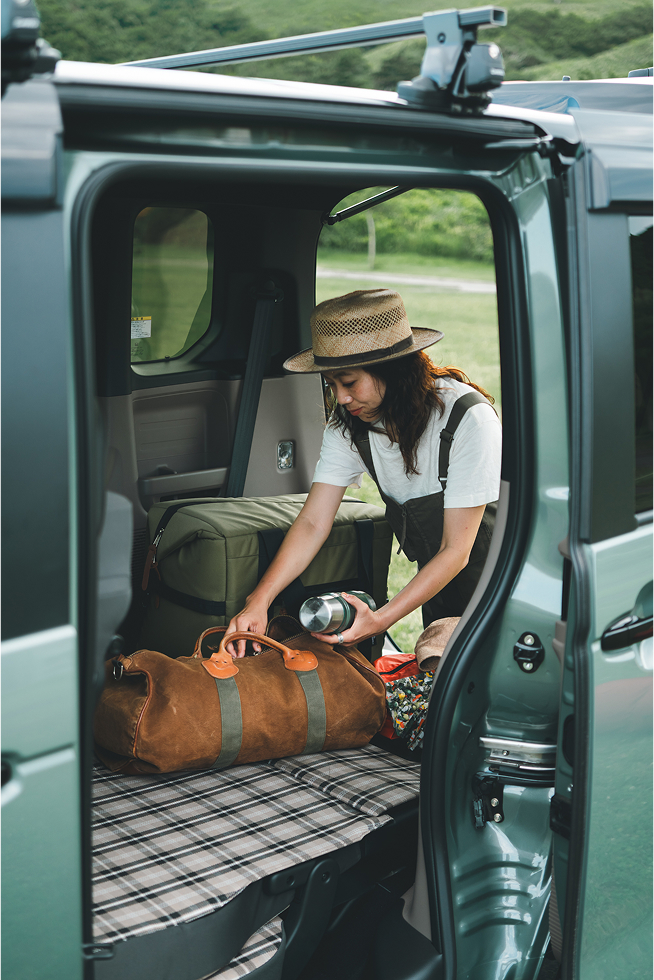 オートサイトに泊まるよ