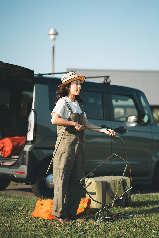 キャンプはわたしにとって子どもの頃に遊んだおままごとの延長
